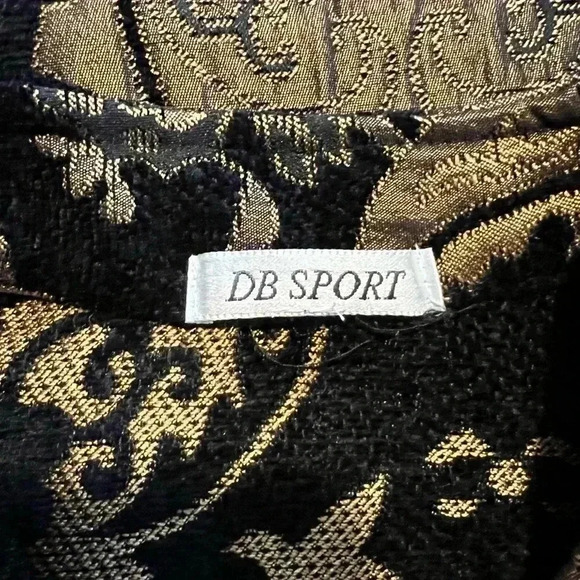 DB Sport Women’s Burn Out Velvet Oriental Asian Jacket 28 - Picture 4 of 4